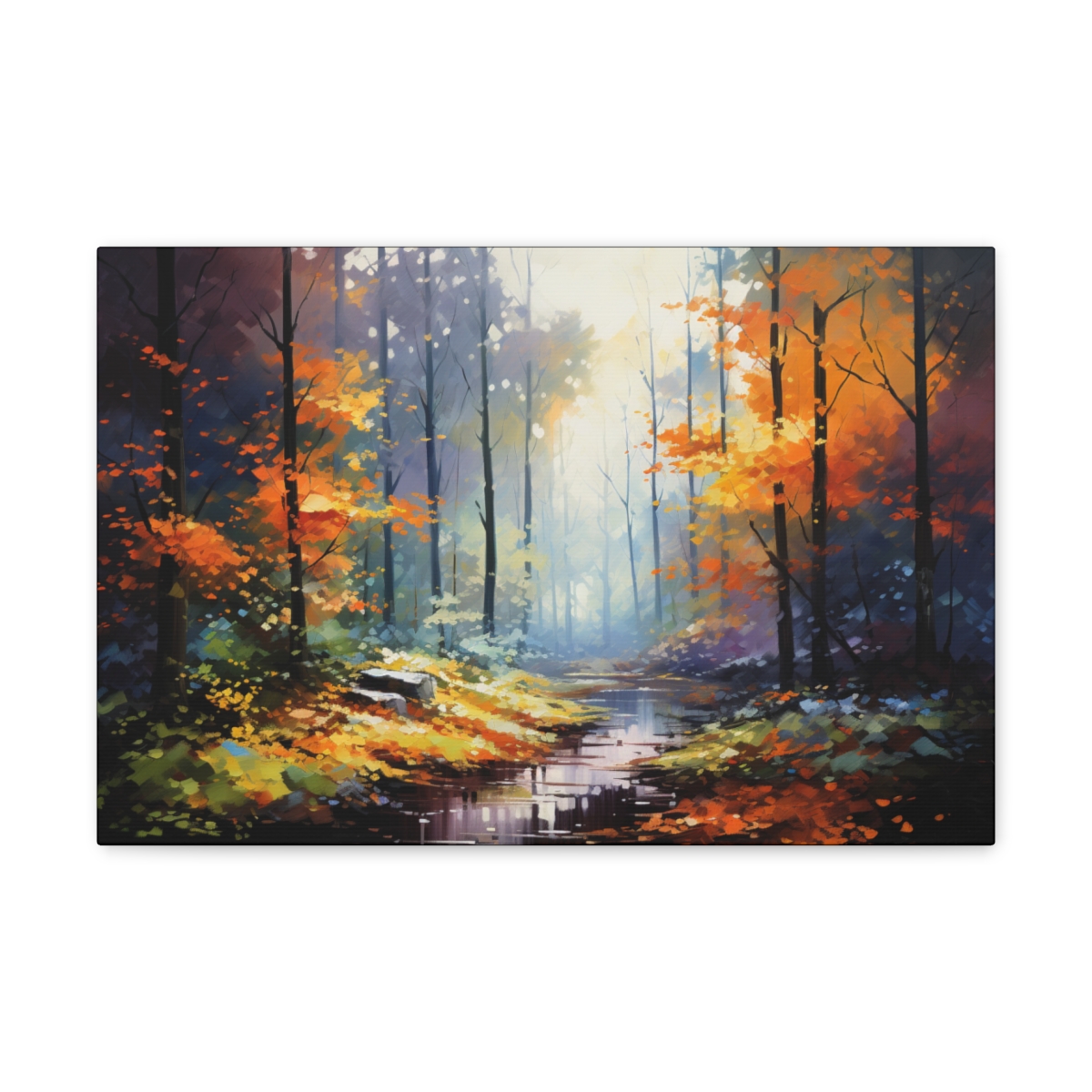 Forest Wall Art Canvas Print: The Way Ahead