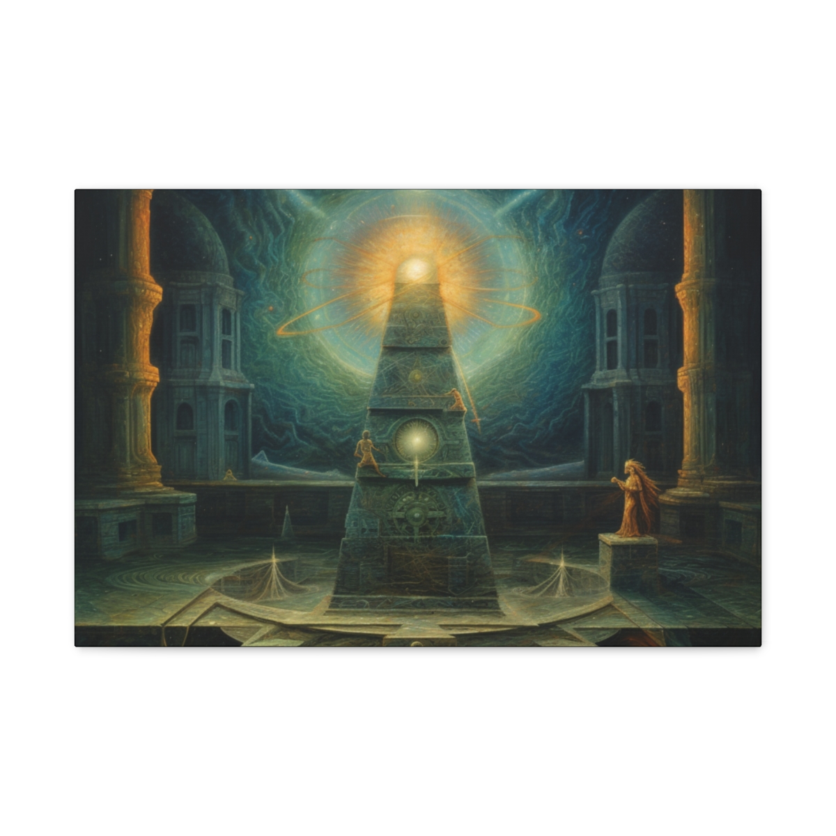 DMT Art Print: The Sacred Temple