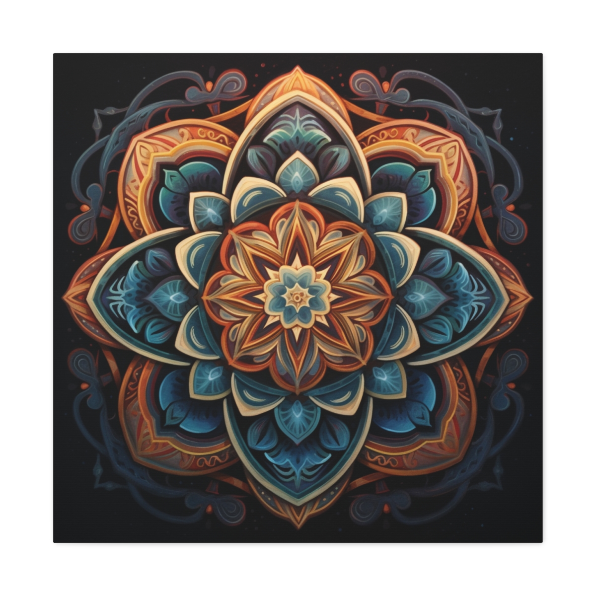 DMT Wall Art Canvas Print: Sacred Symmetry