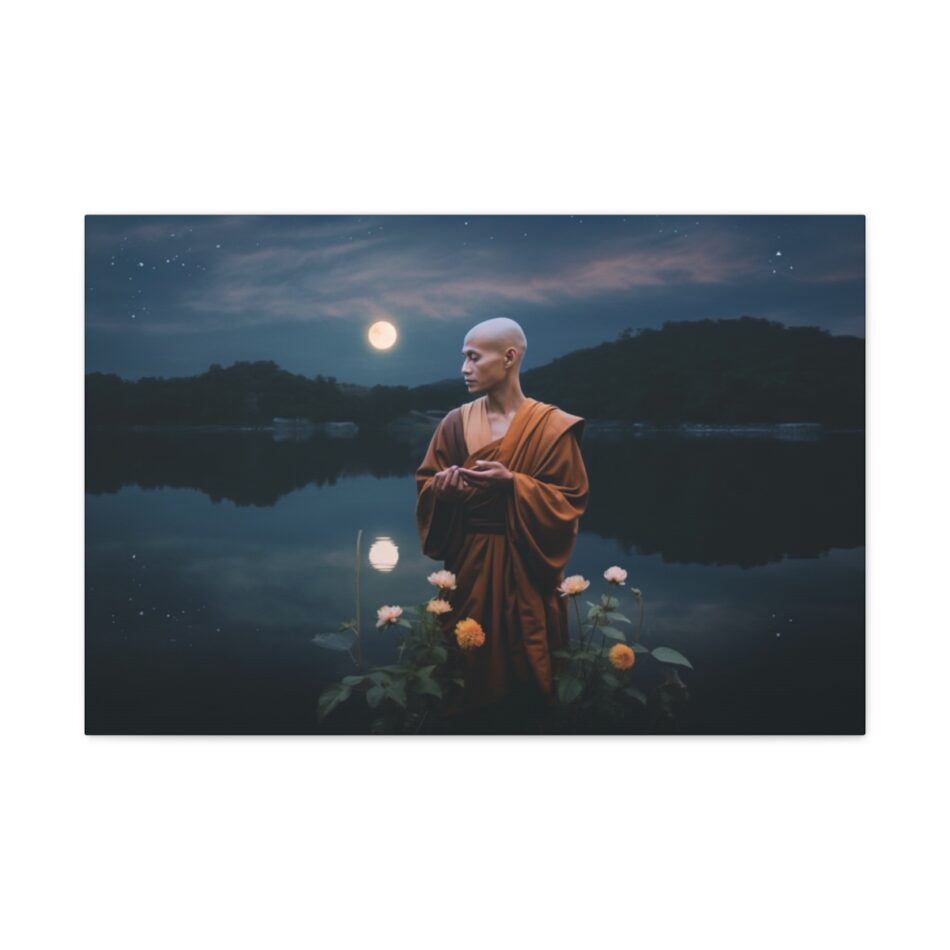 Zen Buddhist Art Print: Whispering Leaves