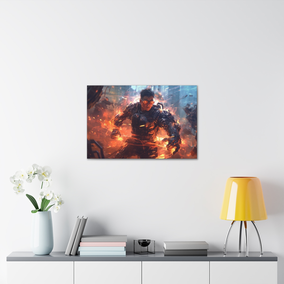 Fantasy Space Art Canvas Print: Not All Hope Is Lost