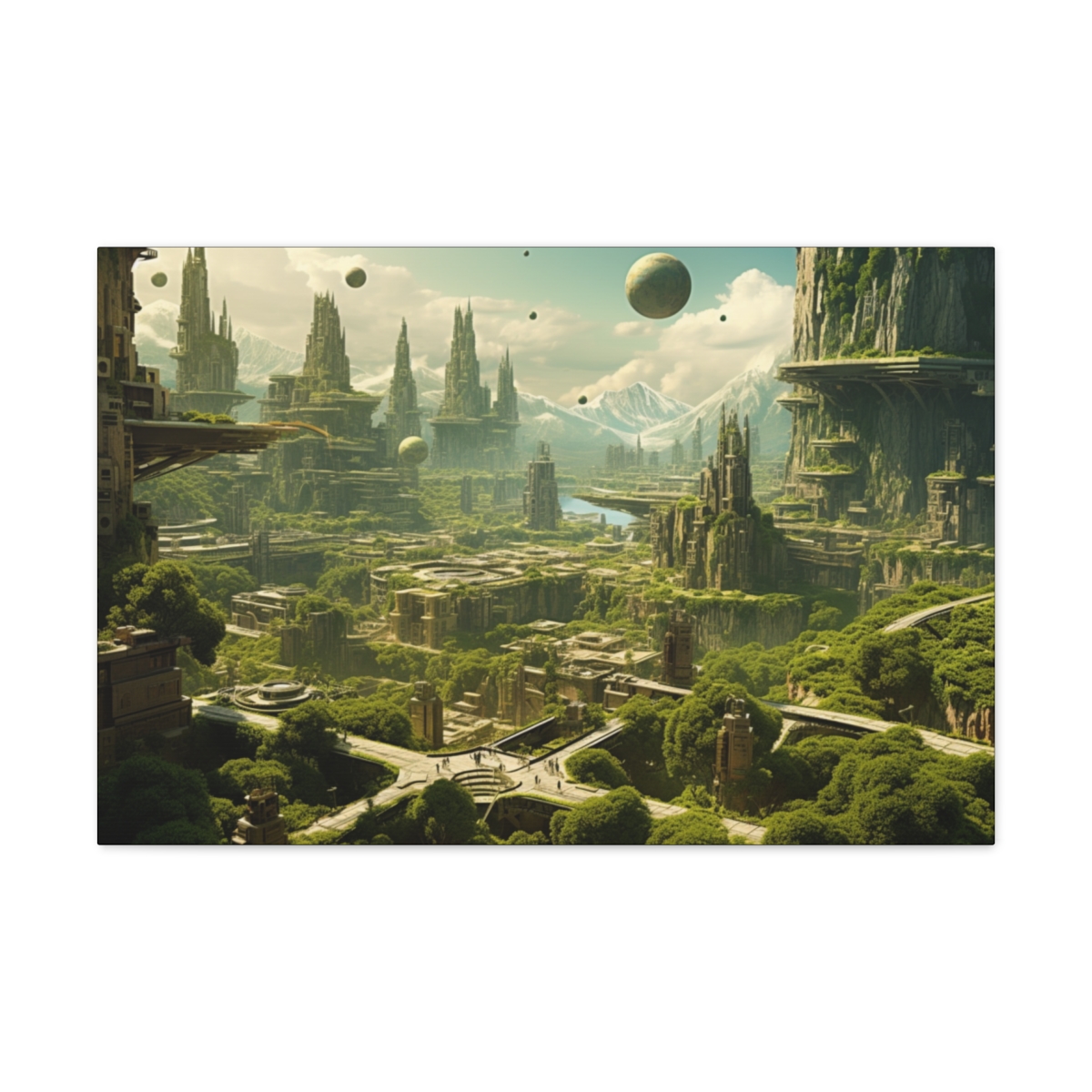 Fantasy Galaxy Art: Land Of Green