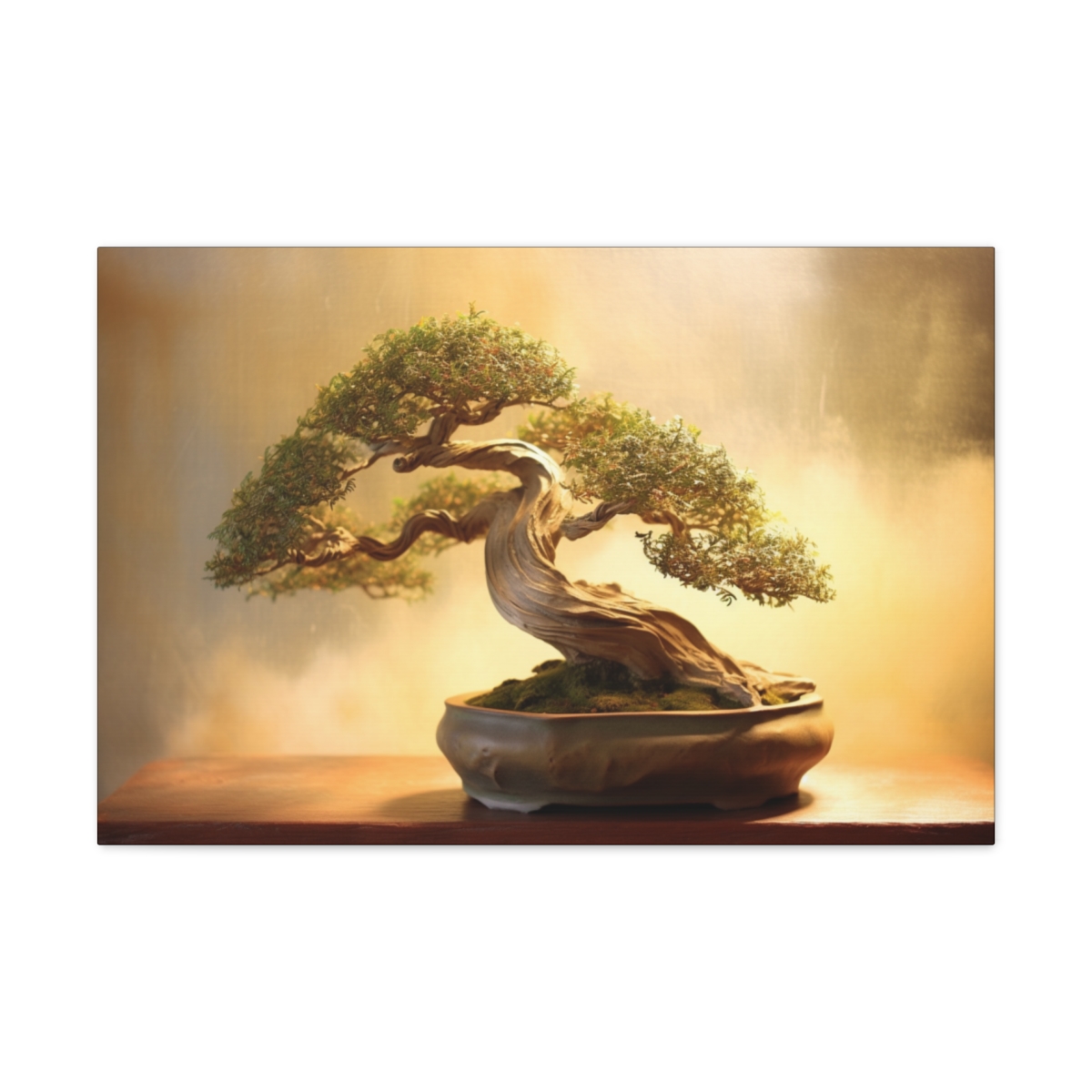 Zen Buddhist Art Print: Whispering Leaves