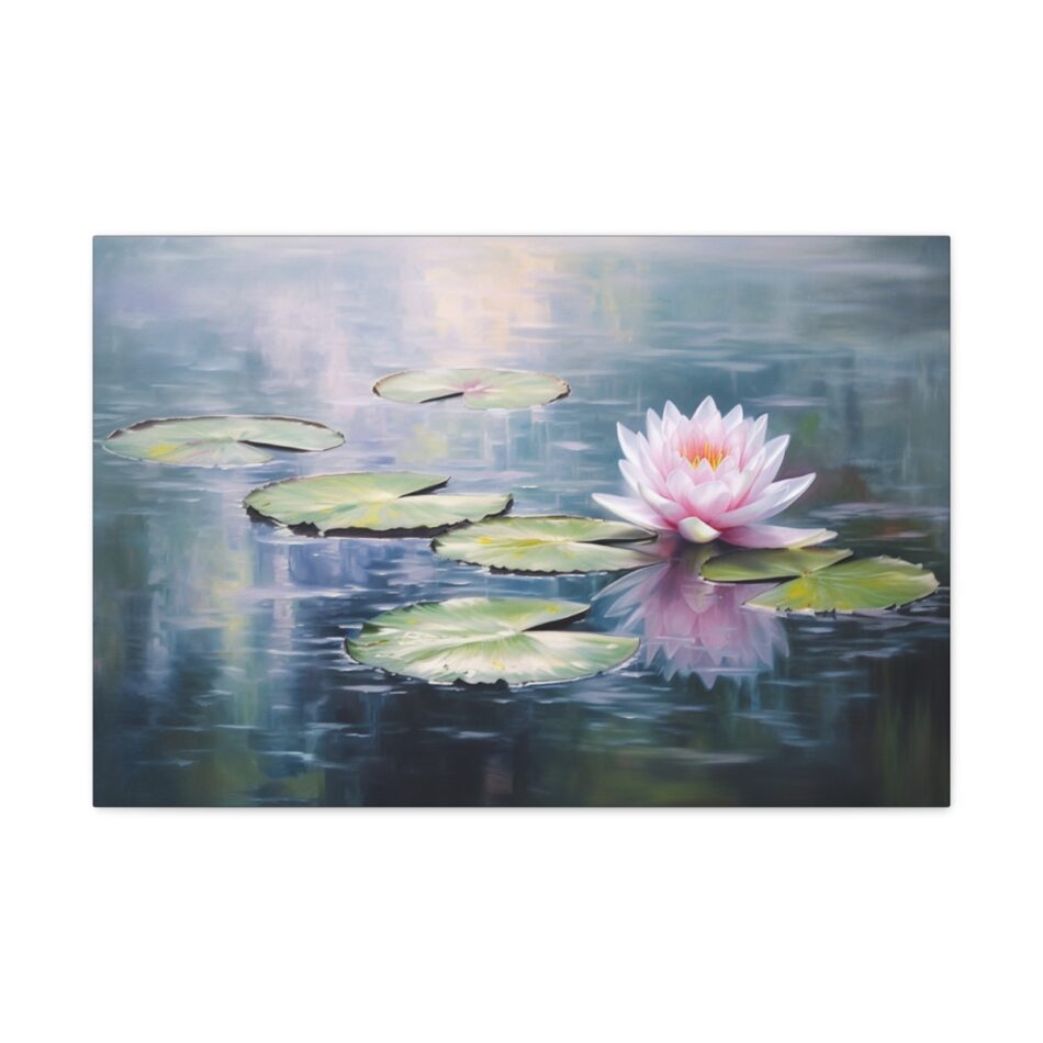 Zen Art Canvas Print: Glow Of The Lotus