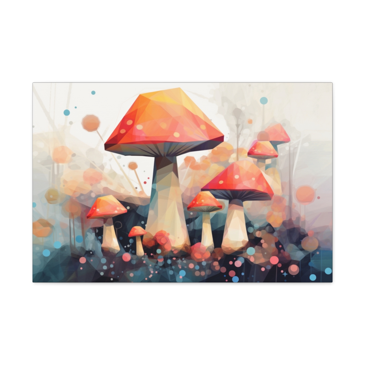 Fantasy Shroom Art Canvas Print: Shroomland