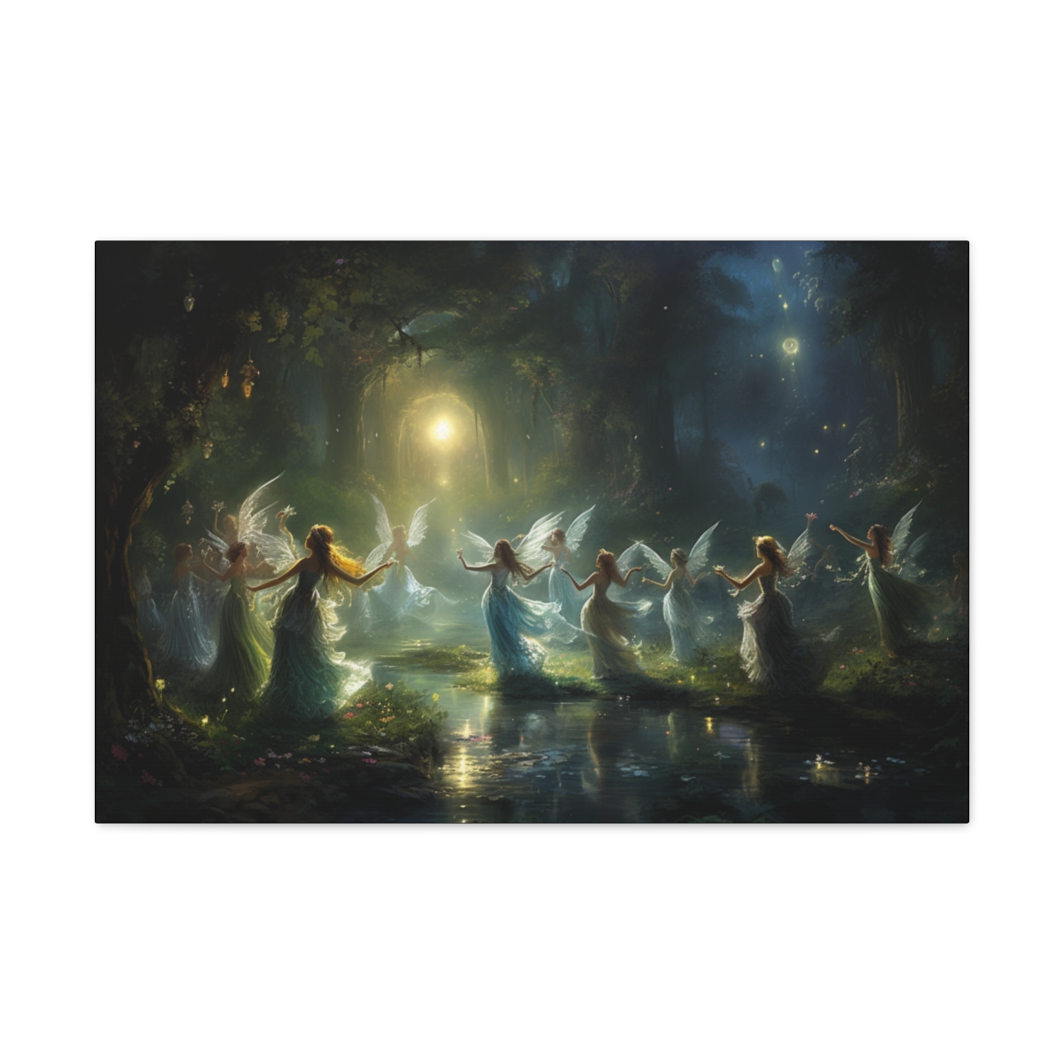 Fantasy Forest Art Canvas Print: In The Realm Of Peace