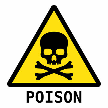 skull as symbol for poison