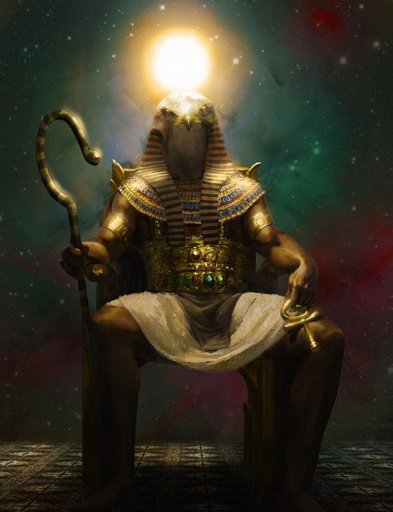 the Sun god Ra in Egyptian religion