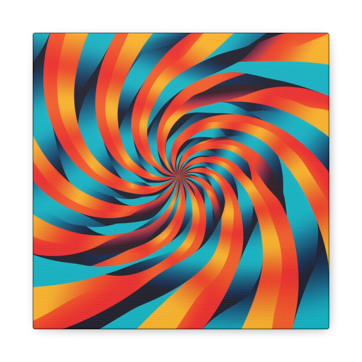 Abstract Trippy Geometric Wall Art: Psychedelic Infinitude