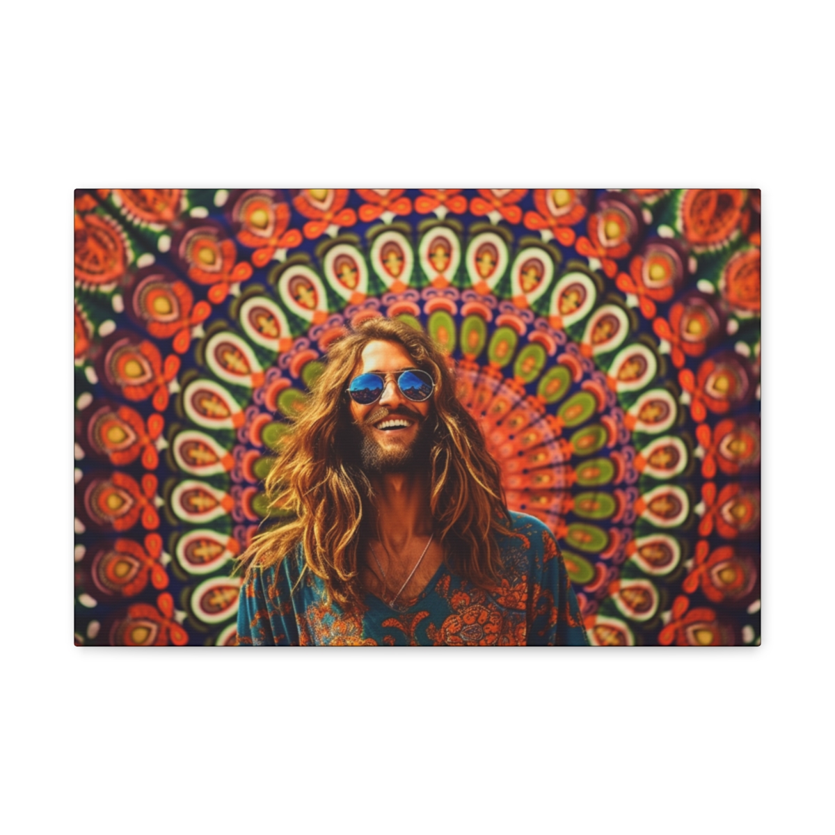 Hippie Psychedelic Wall Art: The Bloom Of Wisdom