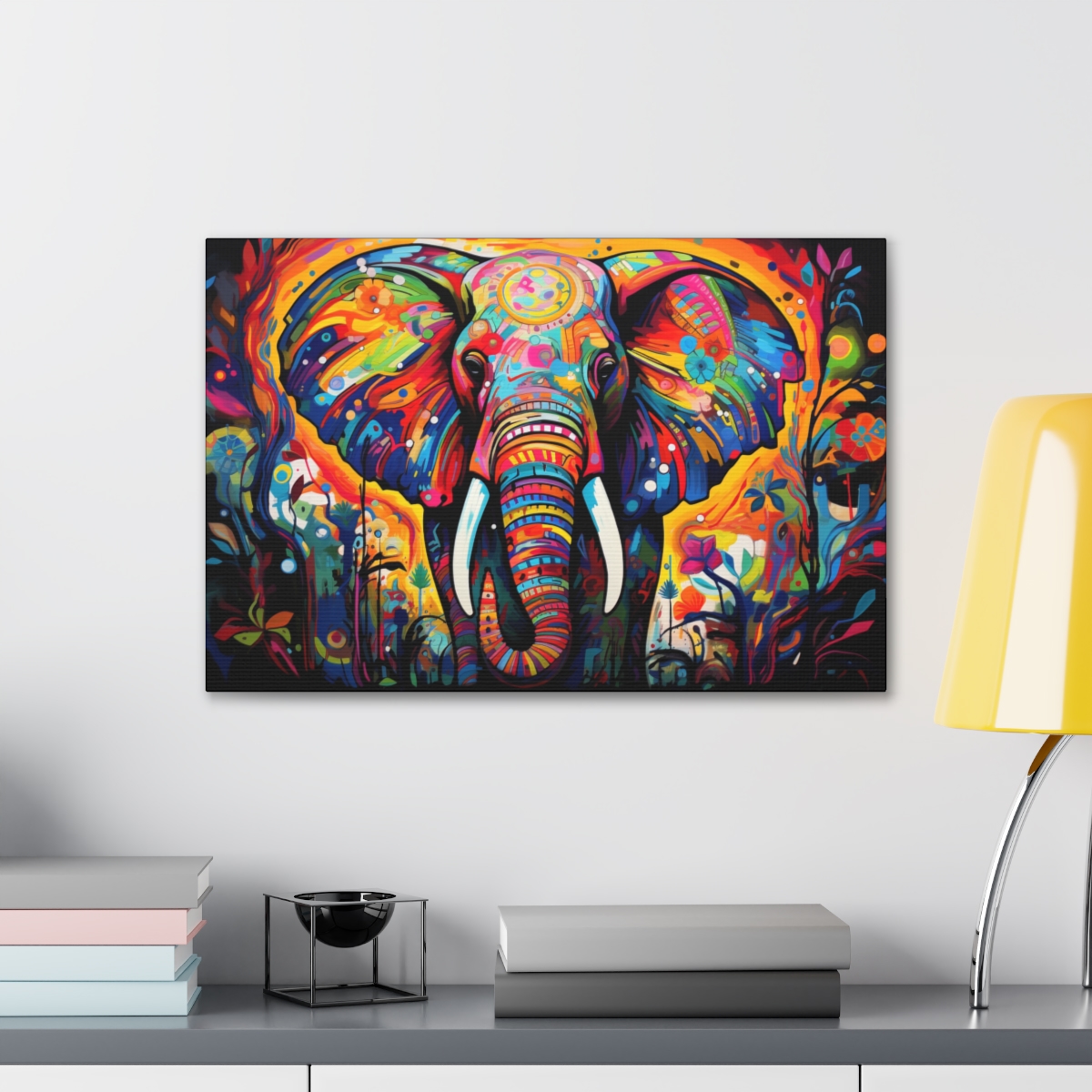 Trippy Indian Art: Elephant Of Luck