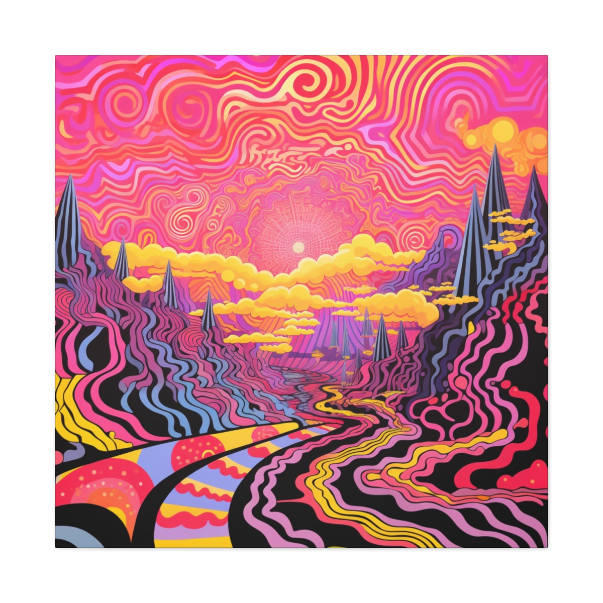 Hippie Trippy Wall Art: Whispers Of Ectasy