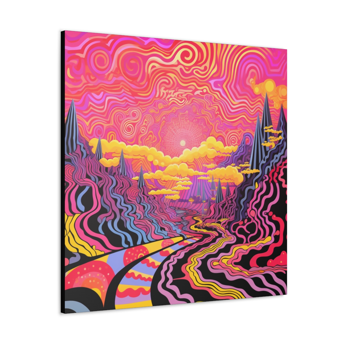 Hippie Trippy Wall Art: Whispers Of Ectasy