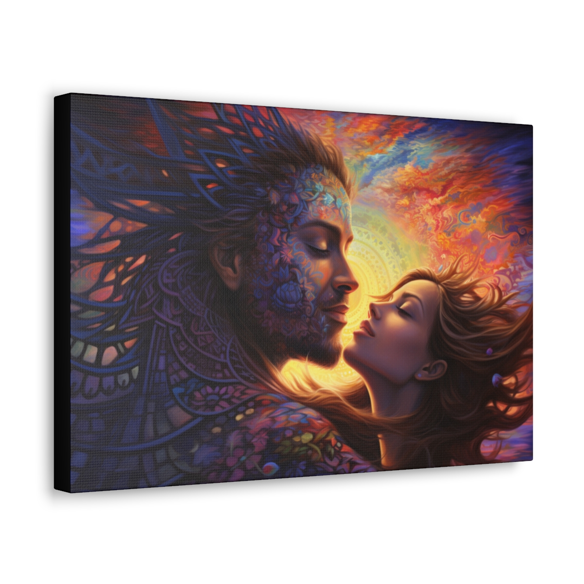 Ethereal Art Canvas Print: Astral Antlers