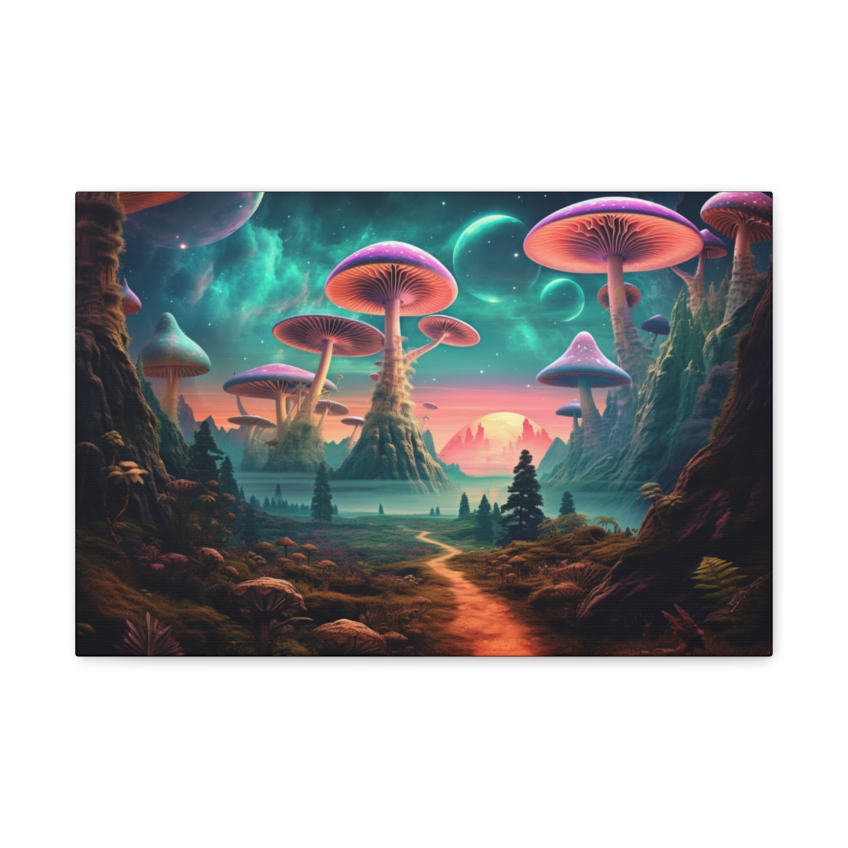 Trippy Mushroom Art: Galactic Mycota