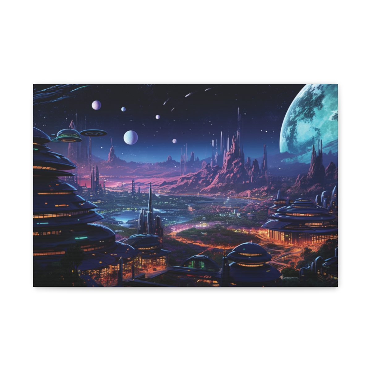 Sci-fi Art Canvas Print: The Citadel