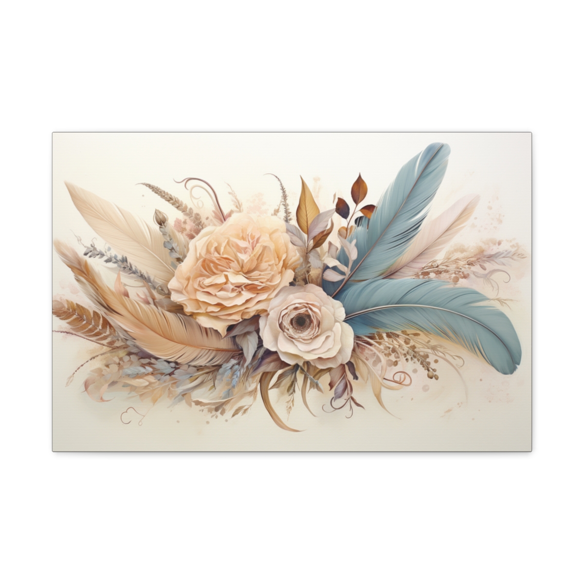 Flower Art Canvas Print: The Muse