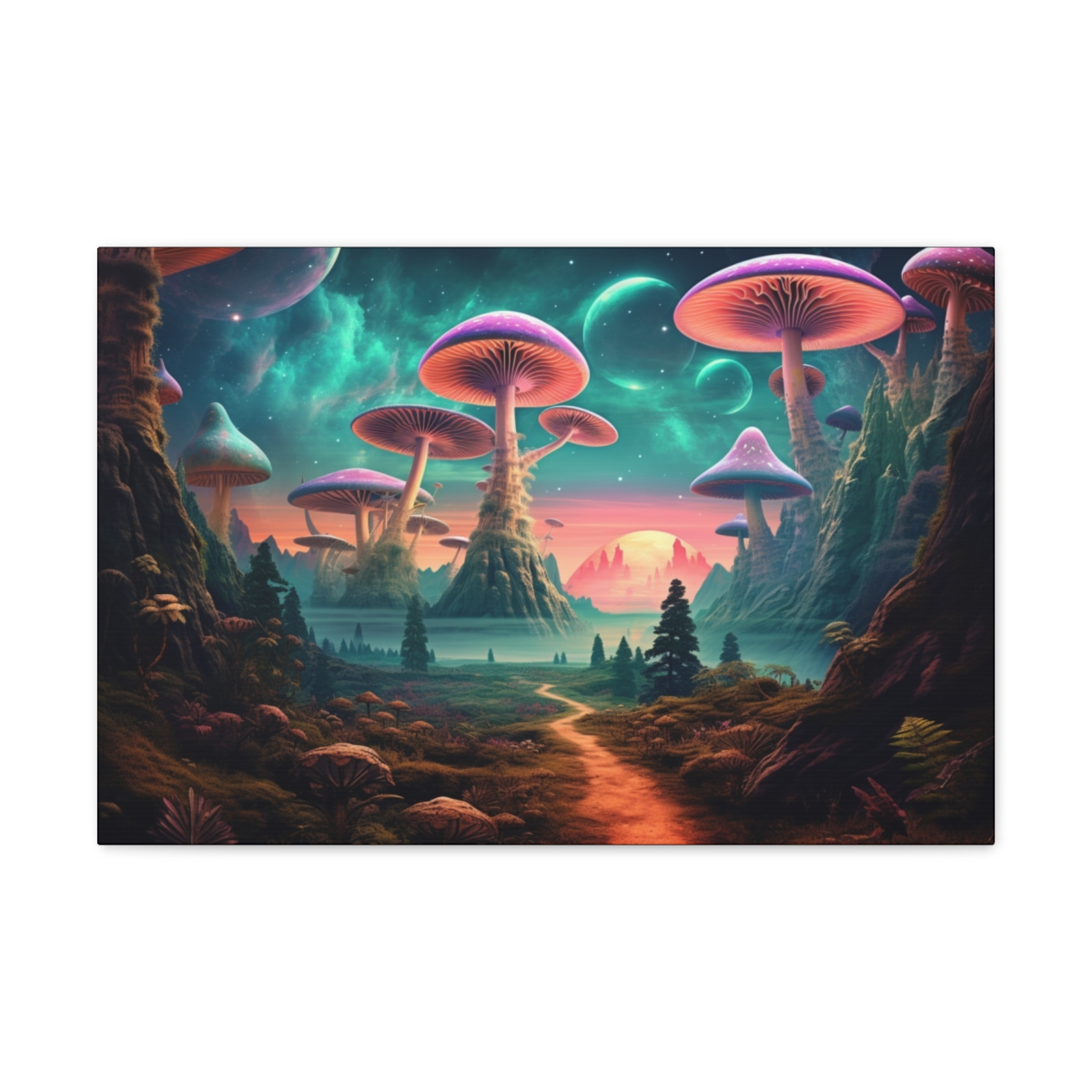 Trippy Mushroom Art: Galactic Mycota