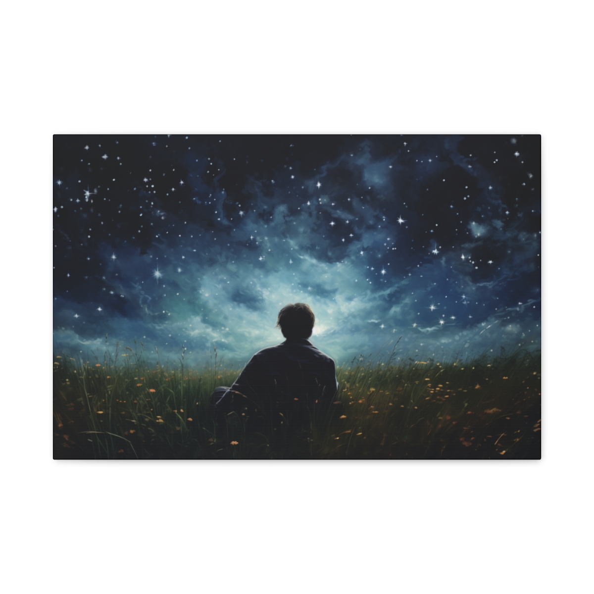 Galaxy Art Canvas Print: The Sky of Mystery