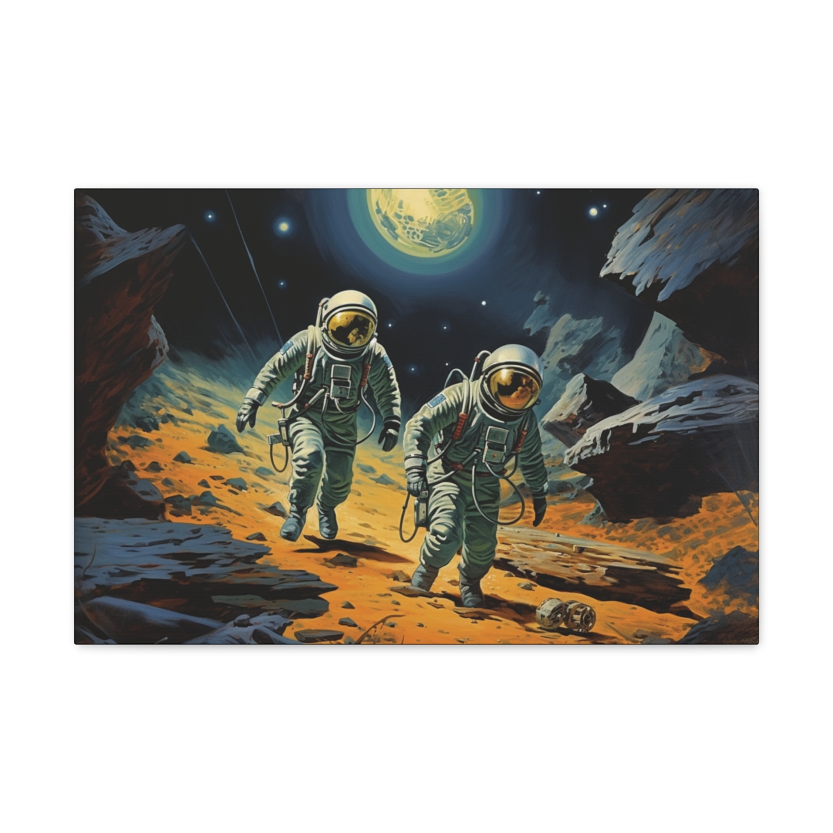 Sci-fi Art Canvas Print: Charge