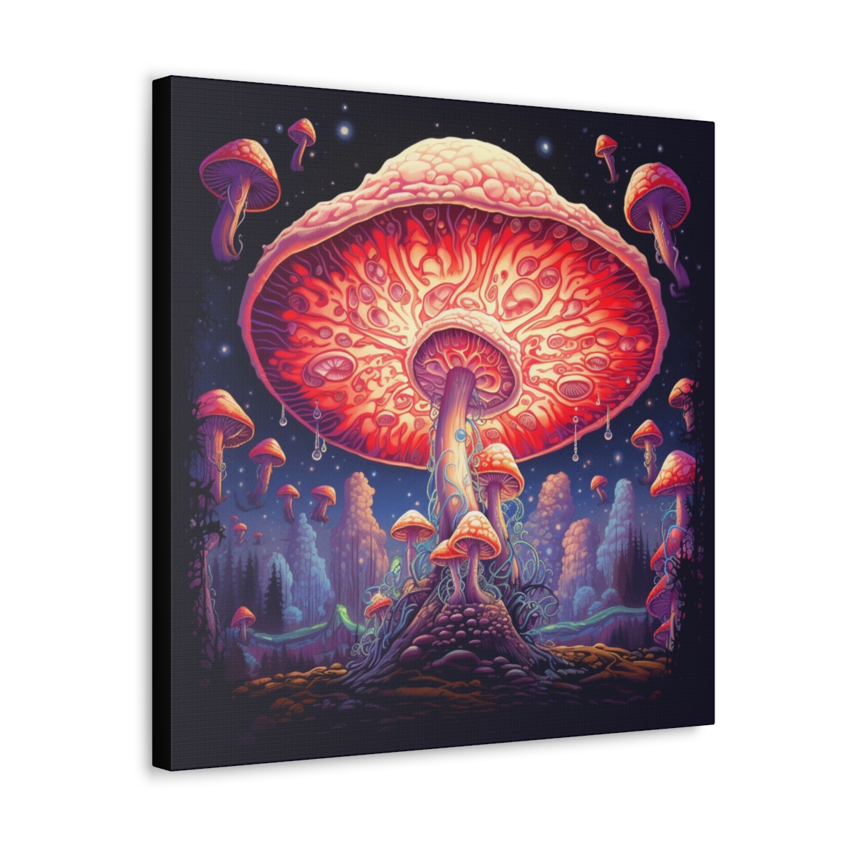 Mushroom Trippy Art: The Unamable