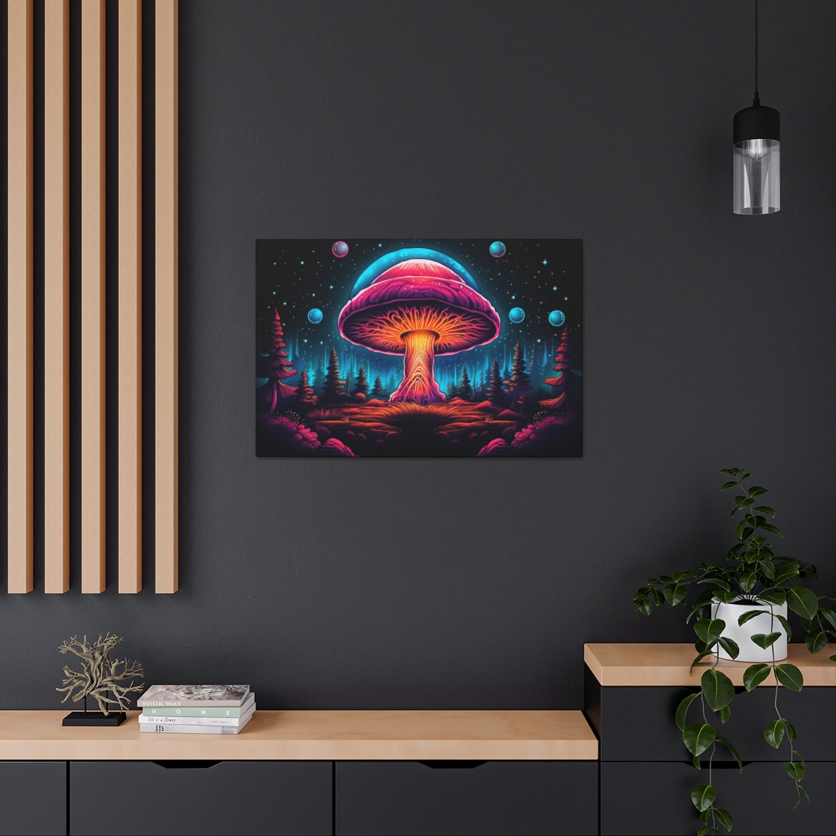 Psychedelic Mushroom Art: The UFO