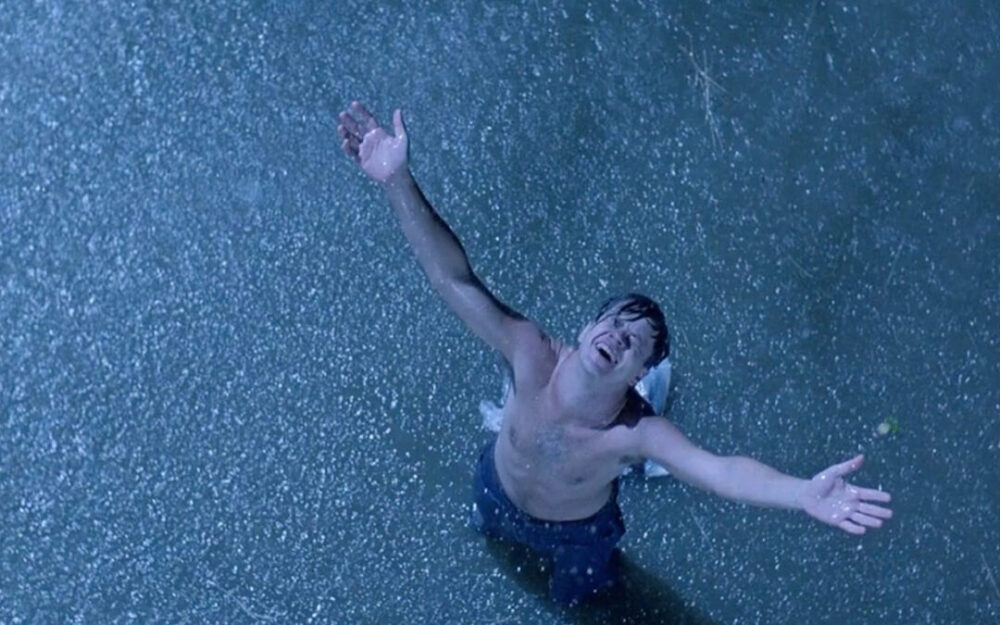rain symbolism in shawshank redemption movie