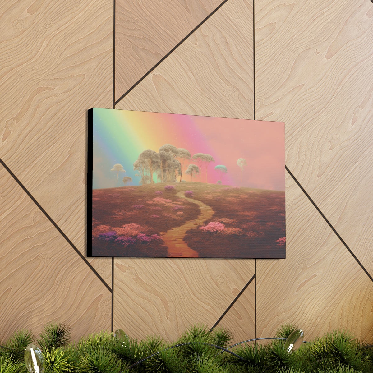 Ethereal Nature Art Canvas Print: Abstract Mirage