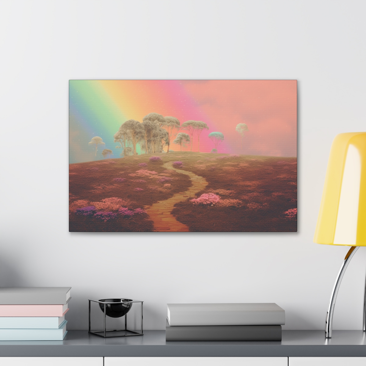 Ethereal Nature Art Canvas Print: Abstract Mirage