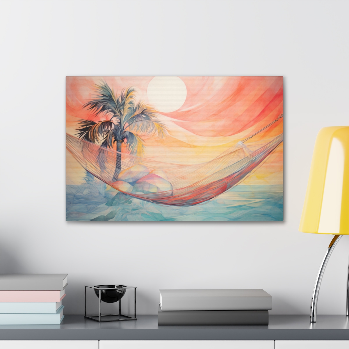 Tropical Art Canvas Print: Ethereal Escape