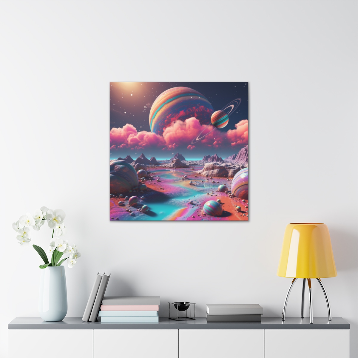 Planet Art Canvas Print: Ethereal Wanderlust