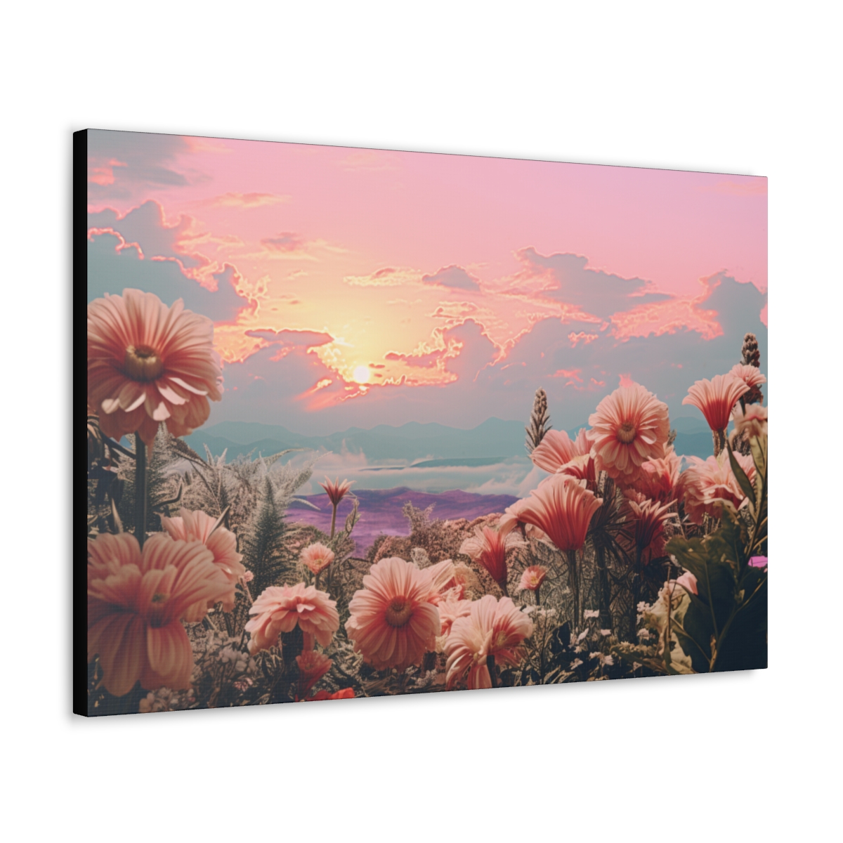 Ethereal Nature Sun Art: Floral Mornings