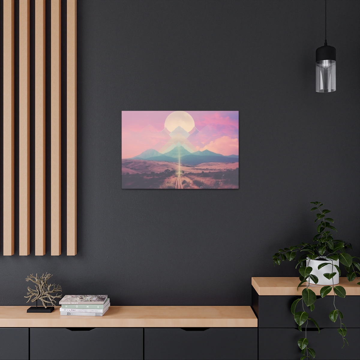 Ethereal Nature Art Canvas Print: A Scenery From Your Dream