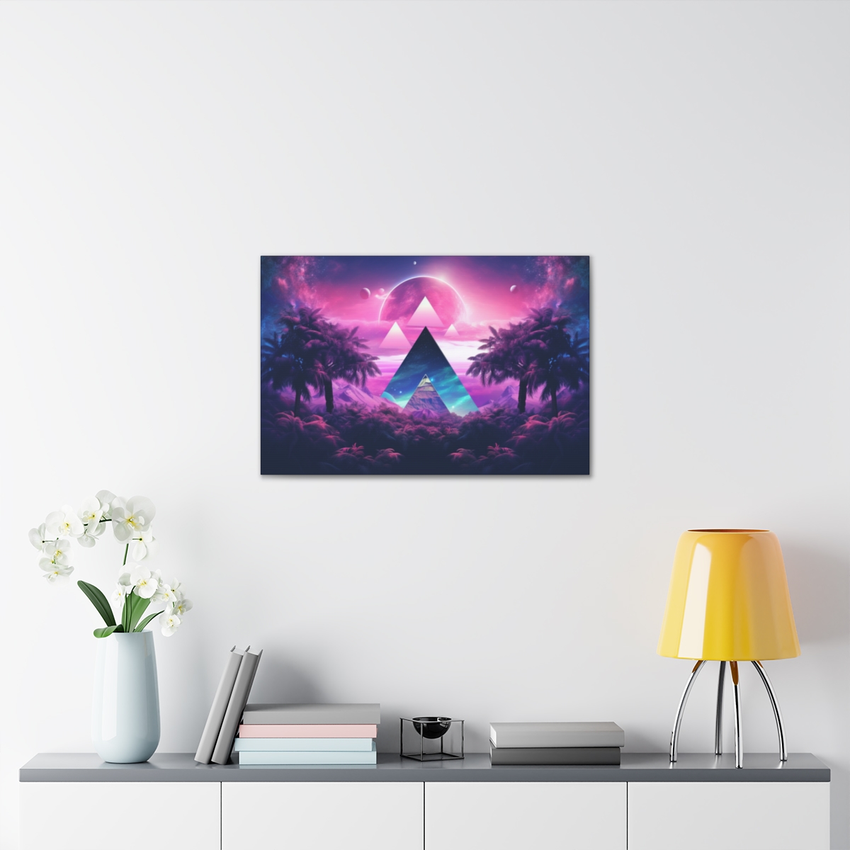 Retro Geometric Ethereal Art: Prism Of Truth