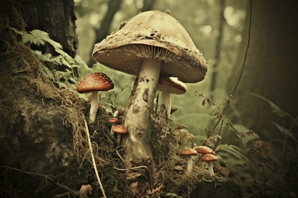 mushroom symbolism for death and decay