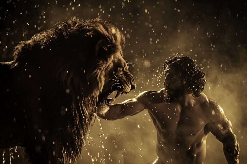 the lion as a symbol of strength