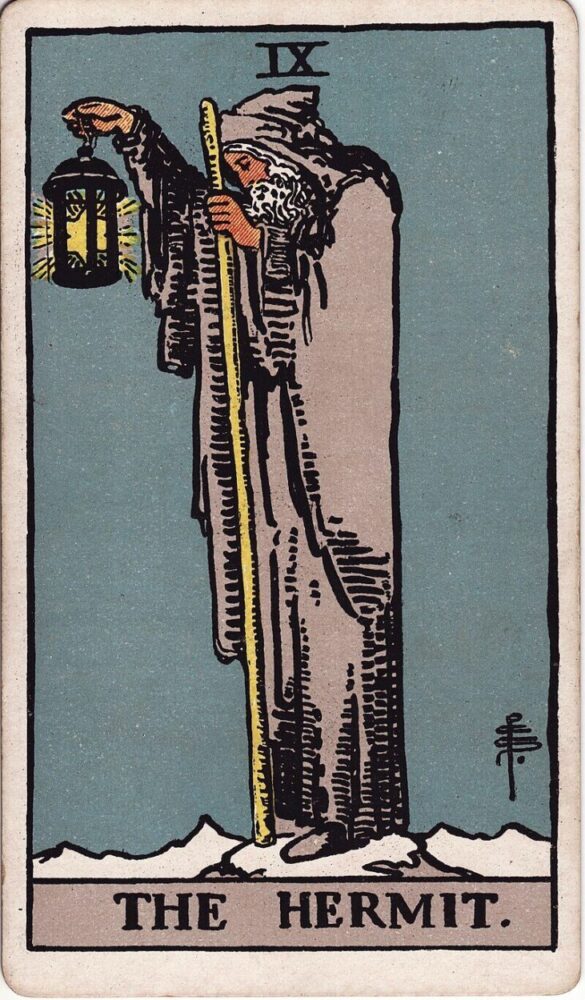 The Hermit Tarot card