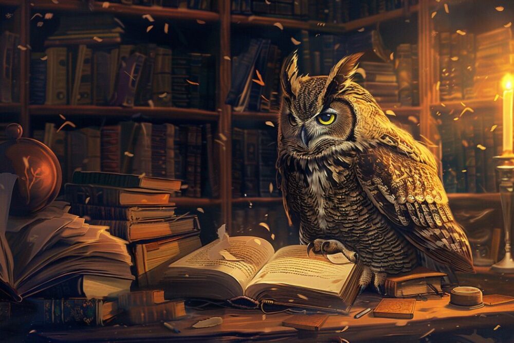 owl as symbols of wisdom