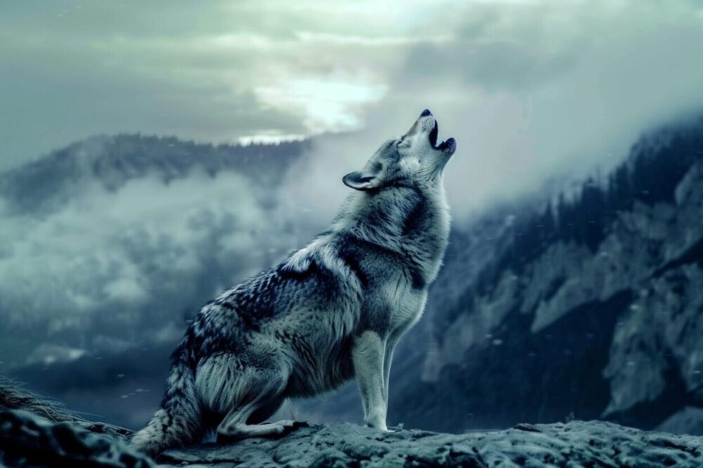 wolf symbolizes freedom