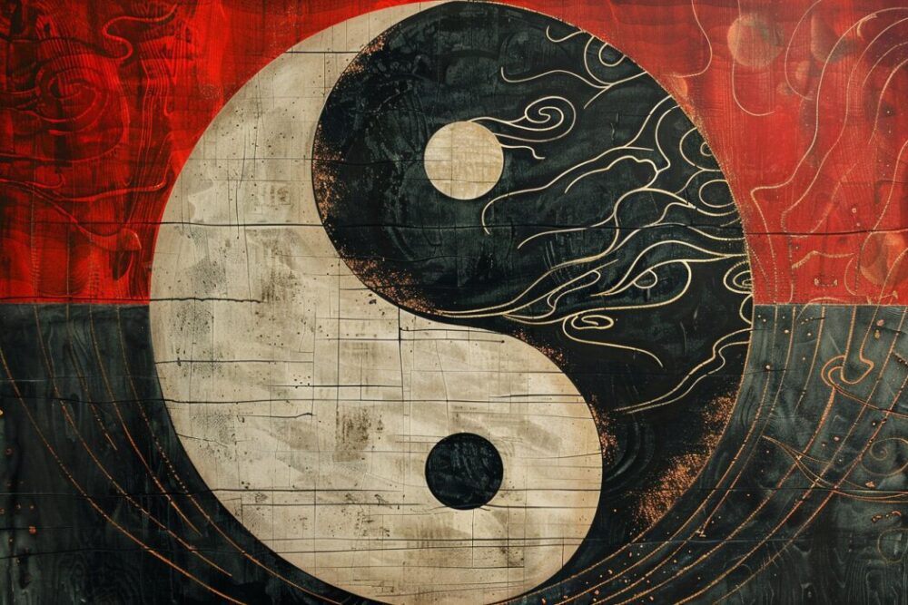 yin yang as a symbol of peace