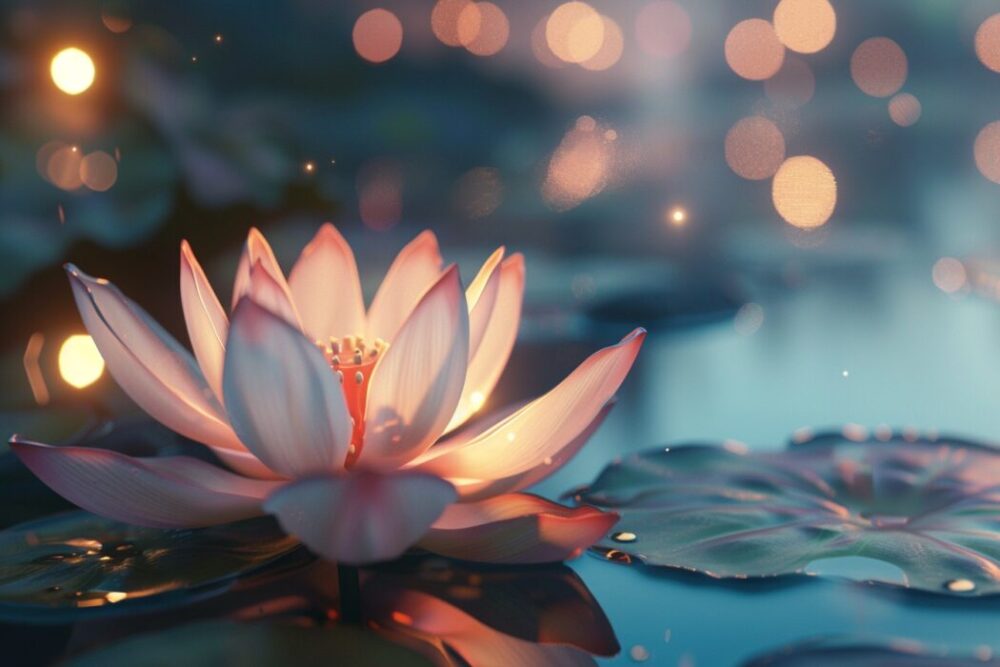 the lotus flower as a symbol of peace